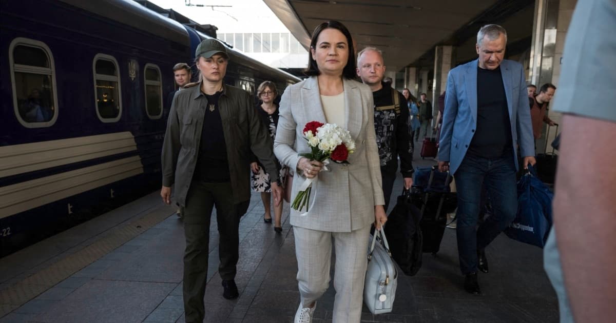 Ціхановська вперше за понад чотири роки приїхала до Києва