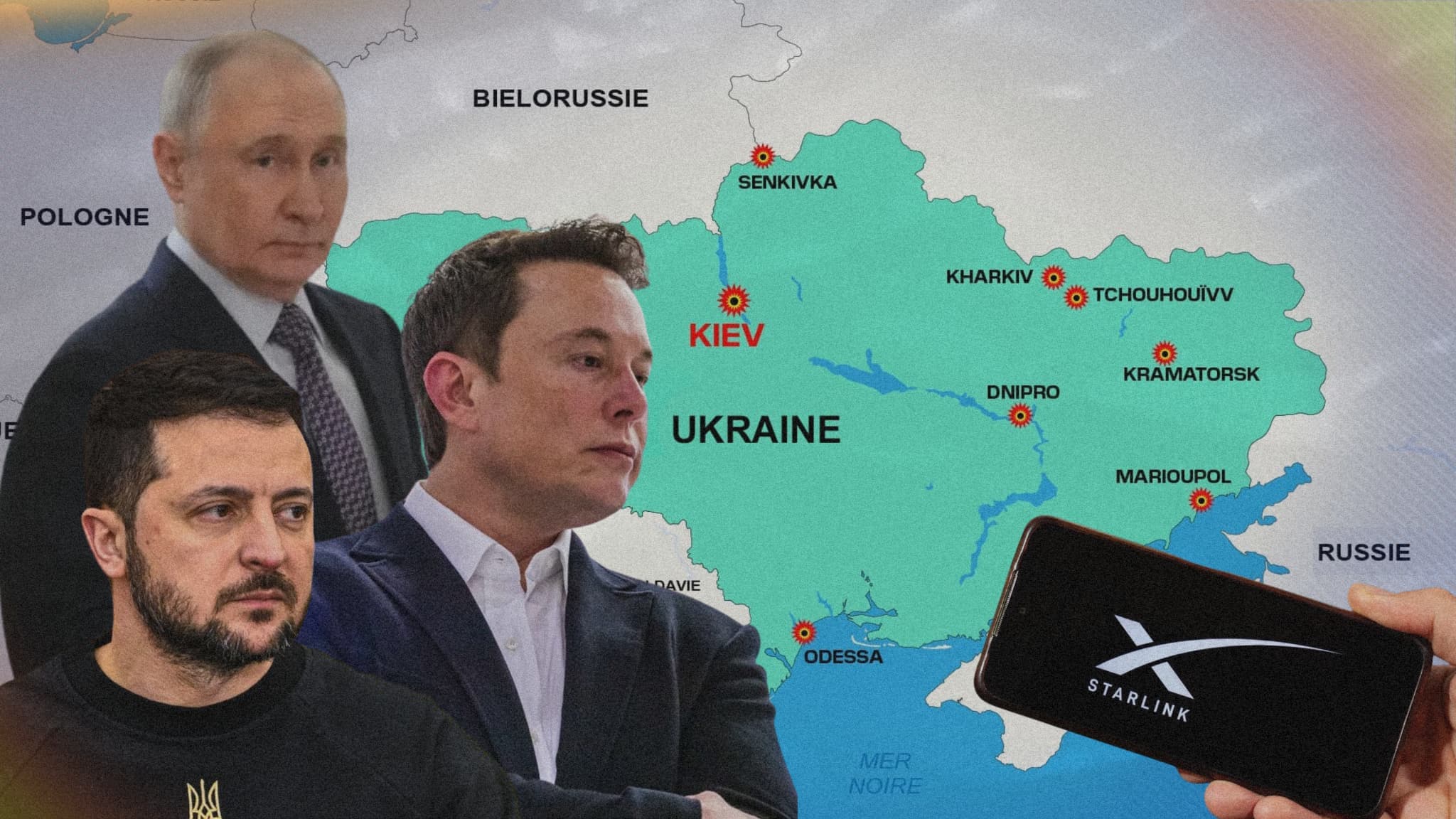 Відключення від Starlink залишило російську армію «сліпою» на фронті