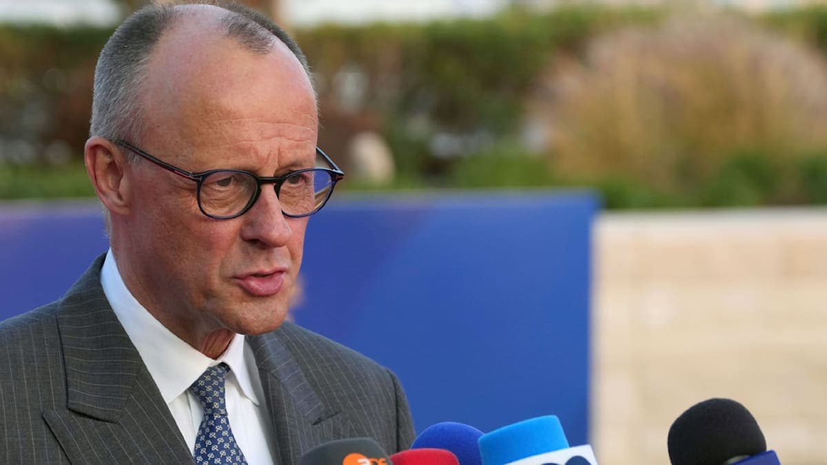 Мерц на саміті ЄС на Кіпрі: пом'якшення санкцій проти Ірану в обмін на відкриття Ормузької протоки