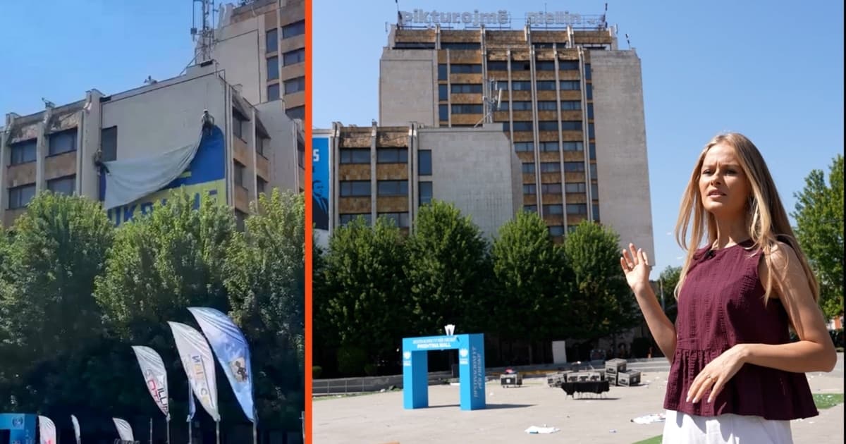 Скандал у Пріштині: після слів Зеленського про Косово з центральної площі зняли прапор України