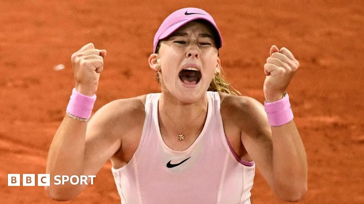 Андрєєва вийшла у перший фінал Ролан Гаррос, перемігши Костюк без потиску руки