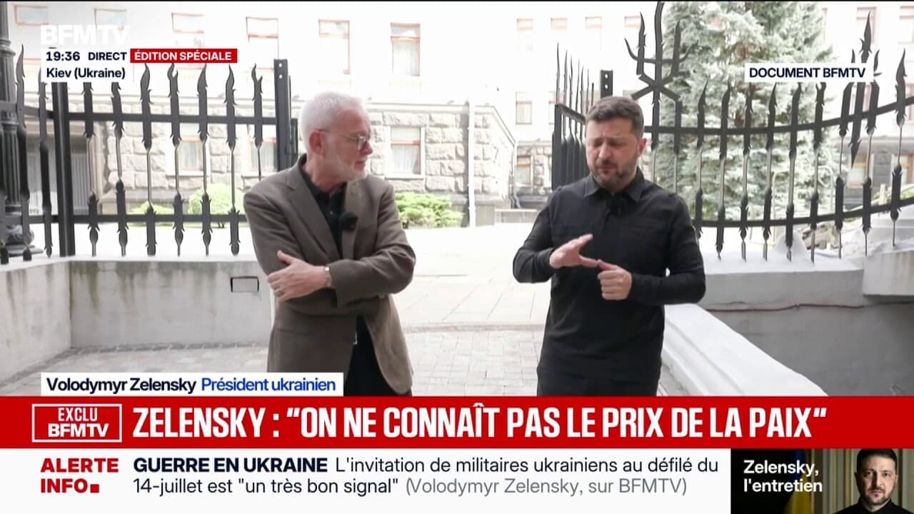 Зеленський дав ексклюзивне інтерв'ю BFMTV просто на вулицях Києва