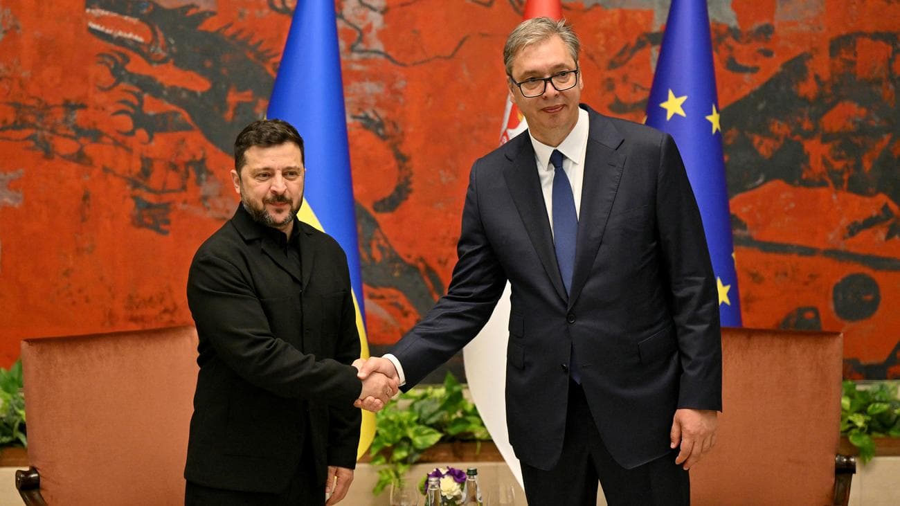 Зеленський і Вучич домовились про вільну торгівлю — попри газову залежність Сербії від Москви