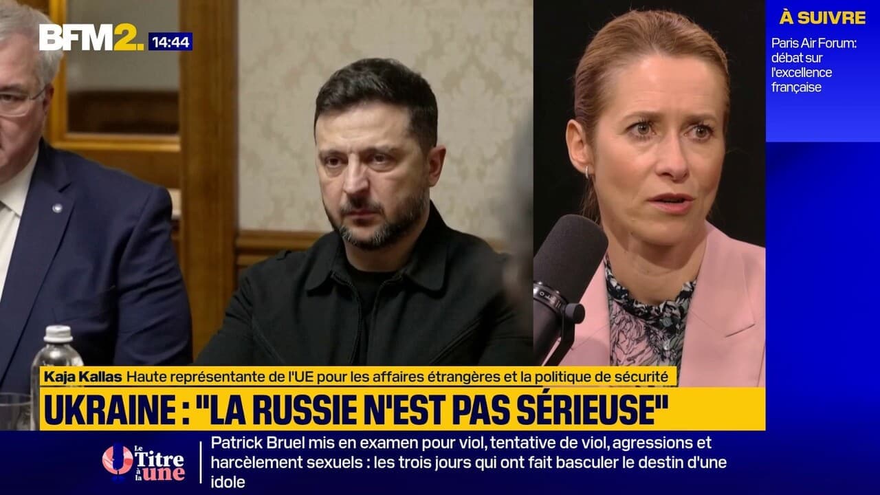 Кая Каллас у Парижі відповіла на запитання про війну в Україні