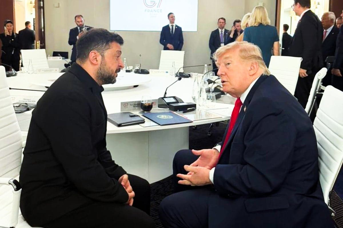 Трамп закликав Росію укласти мир після зустрічі із Зеленським на G7