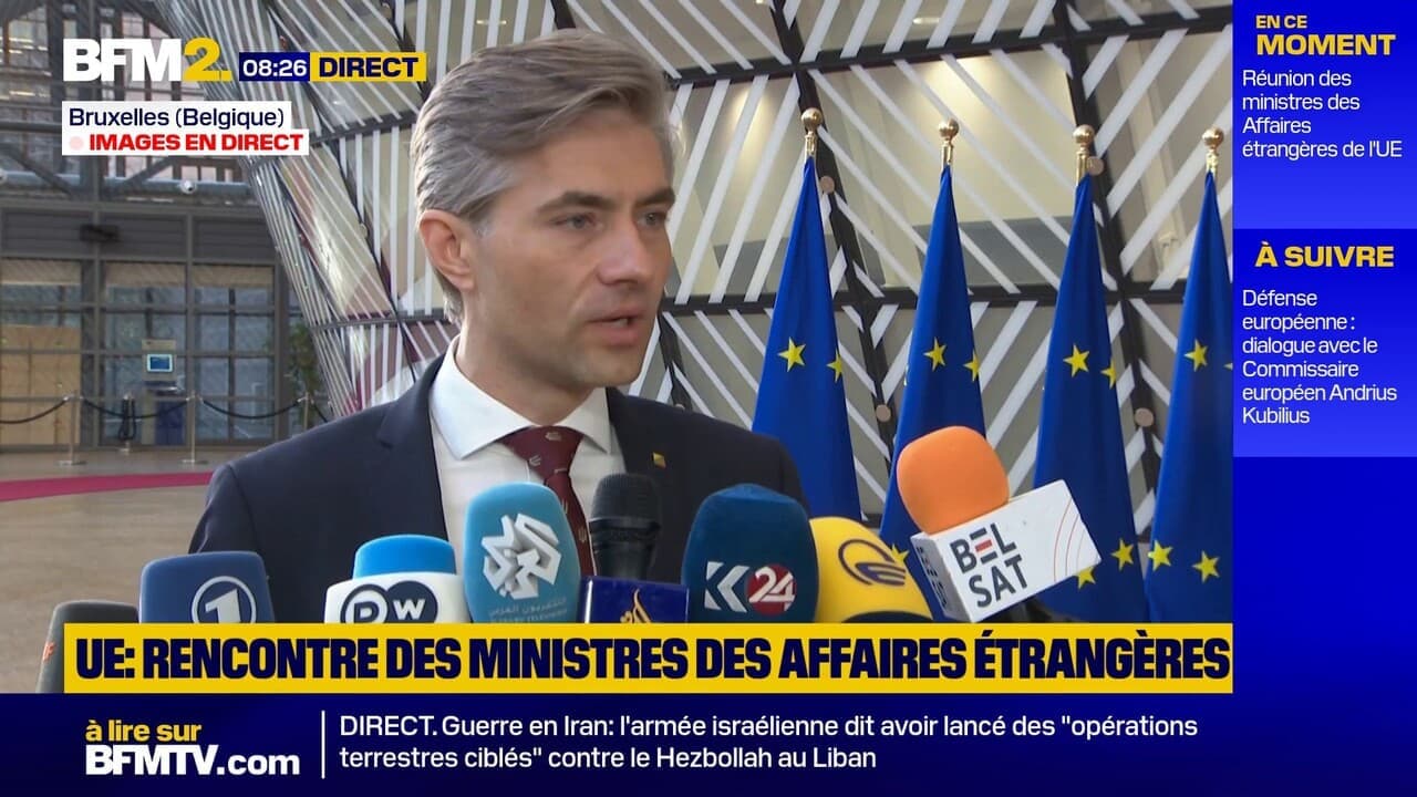 Міністр закордонних справ Литви виступив перед засіданням ЄС у Брюсселі