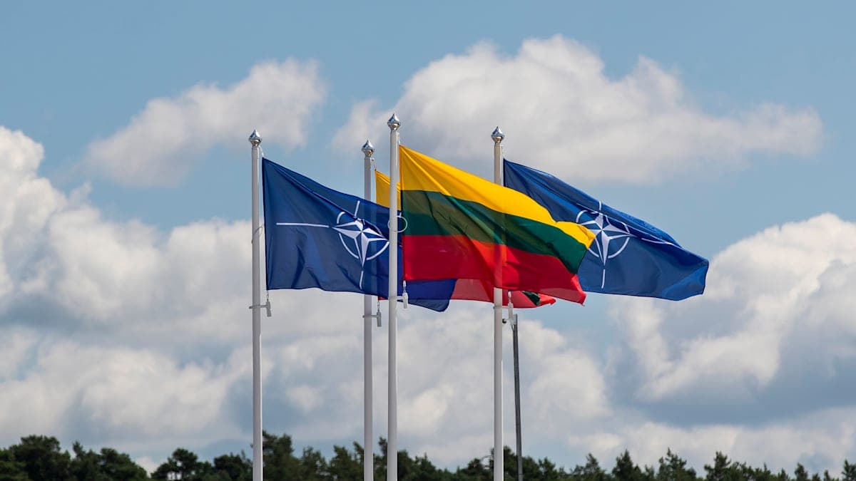 Невідомий дрон впав у Литві поблизу кордону з Білоруссю