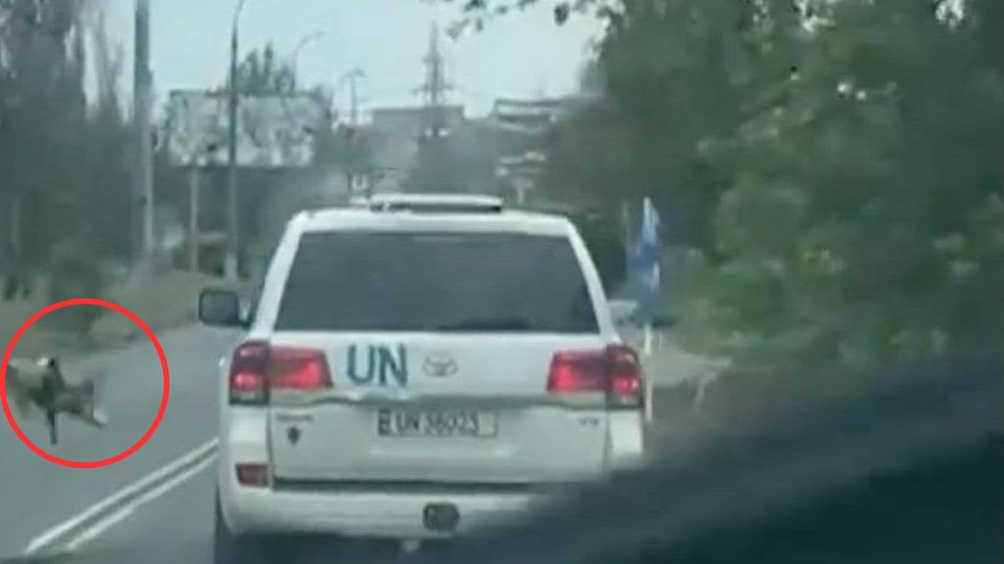 Дрон вразив конвой ООН на Херсонщині — другий удар стався невдовзі