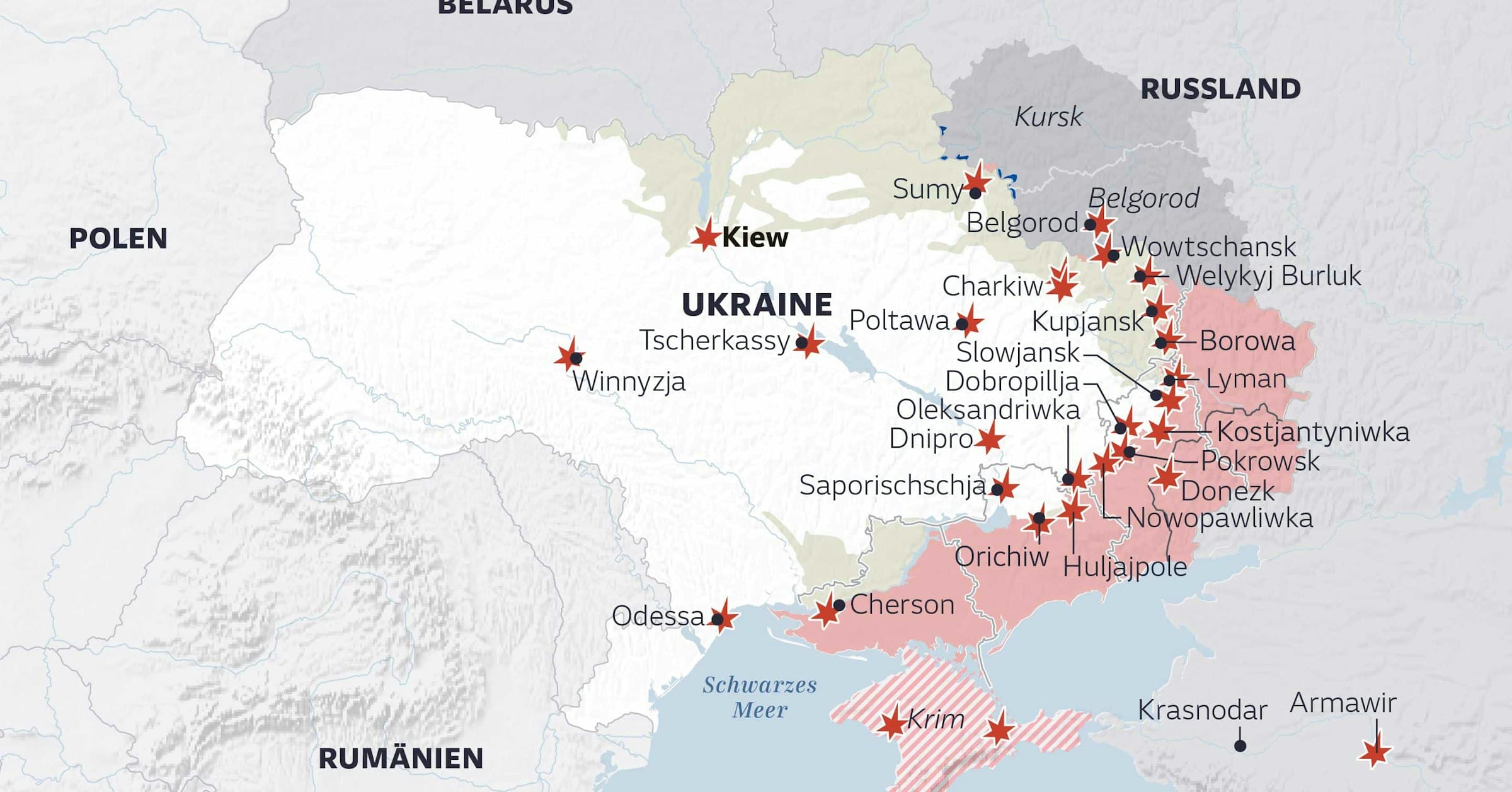 Контрнаступ на півдні, 35 ракет Patriot та суперечка довкола санкцій