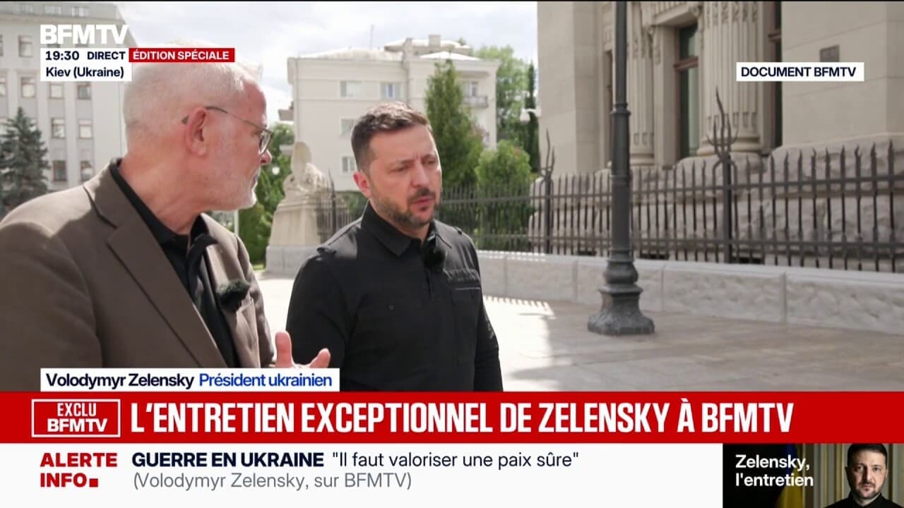 Зеленський дав ексклюзивне інтерв'ю BFMTV напередодні візиту до Парижа на 14 липня