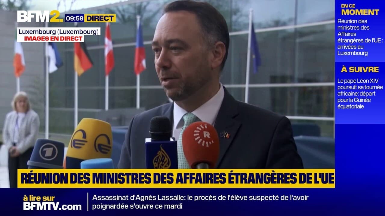 Міністр закордонних справ Бельгії виступив перед засіданням глав МЗС у Люксембурзі