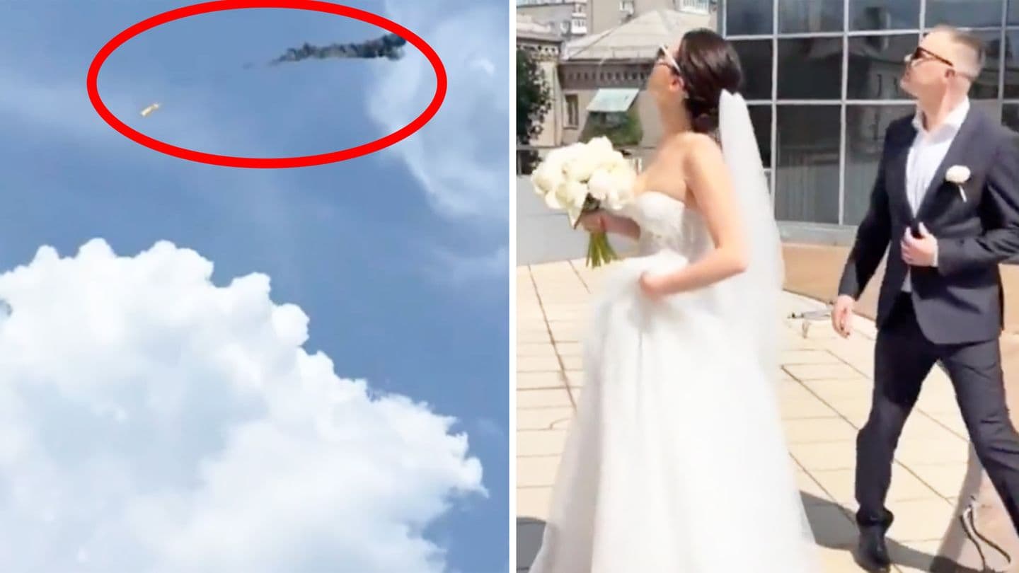 У Запоріжжі збили російський дрон прямо над весільною фотосесією