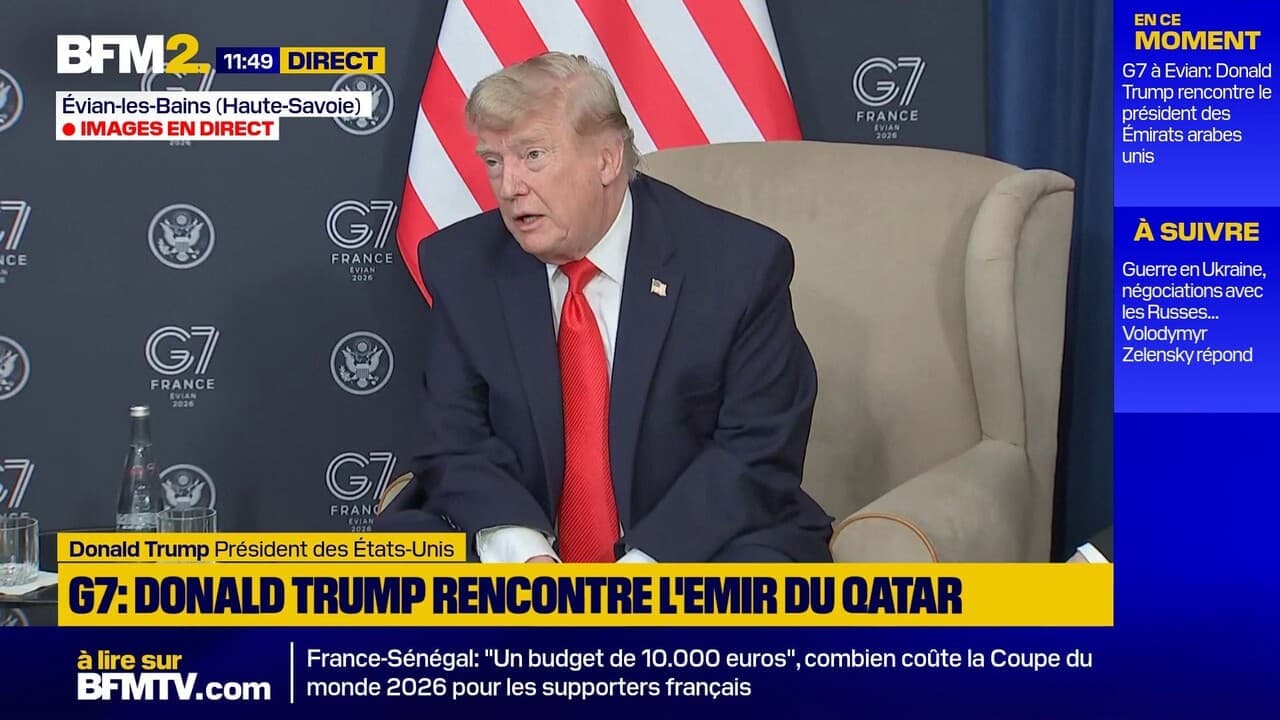 Трамп провів переговори з еміром Катару на полях G7 в Евіані