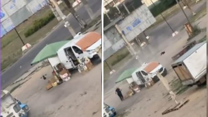 Дрон полював за торговцем на ринку в Херсоні — відео
